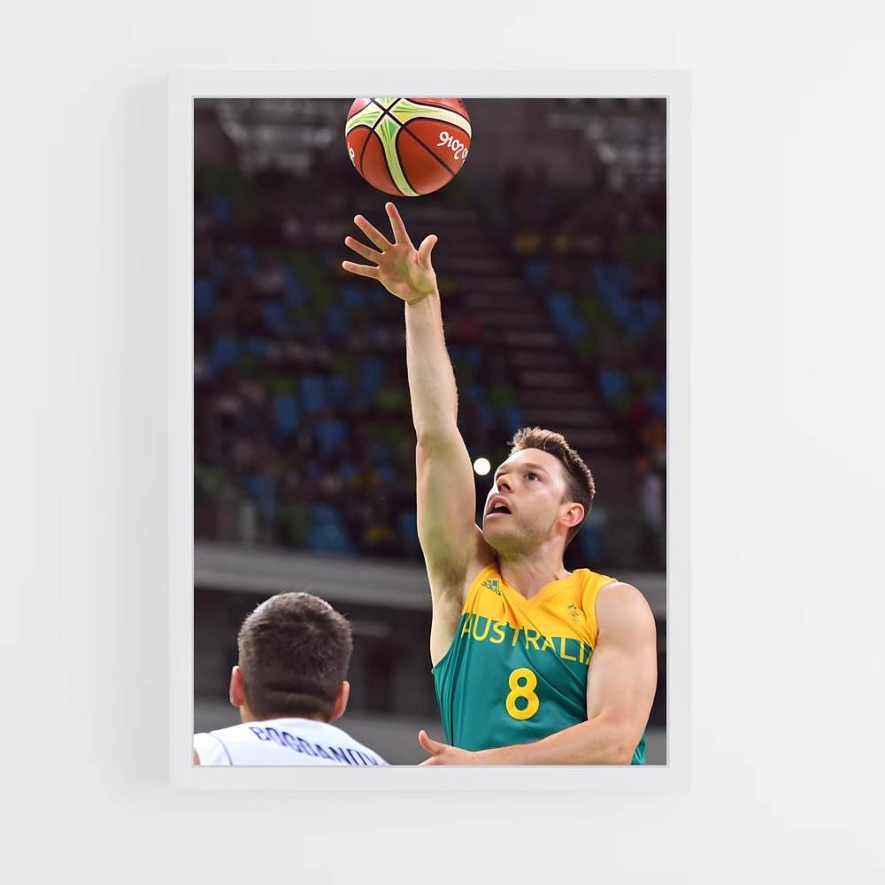 Poster Basket Émeraude – affiche Basketball (vue 3)